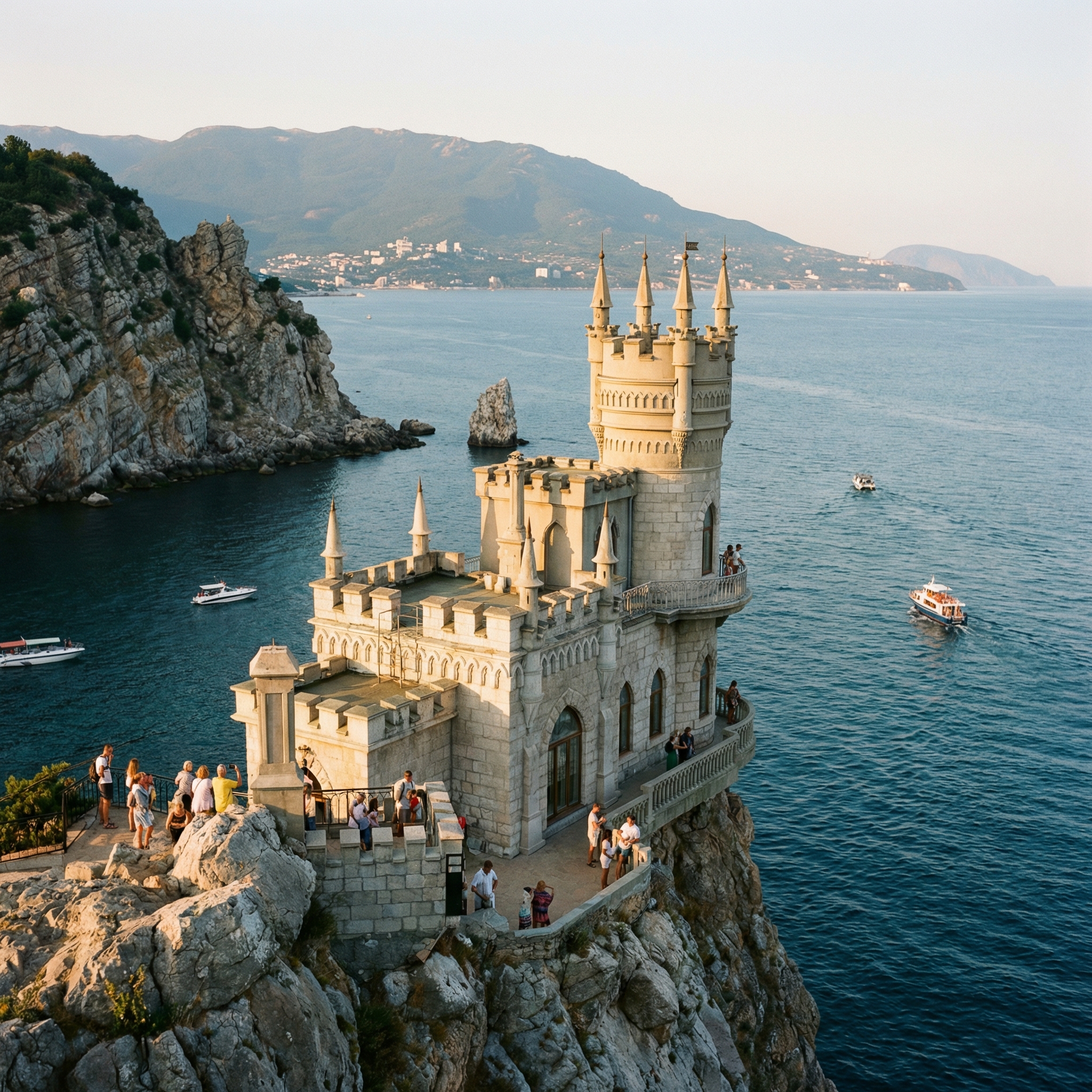 Ялта, южный берег Крыма и морской пейзаж